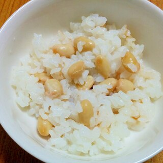 【離乳食】大豆ご飯
